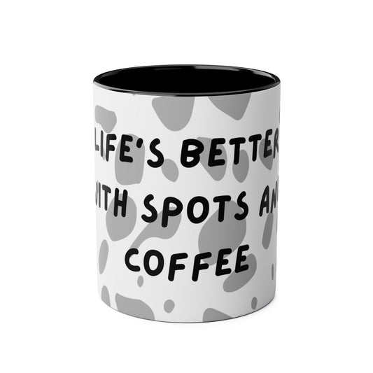 Two-Tone Coffee Mugs, 11oz